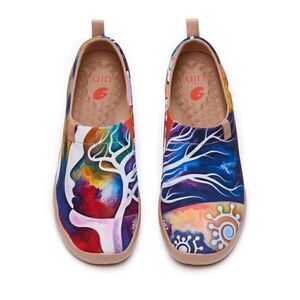 UIN Men's Slip On Loafers Canvas Lightweight Flats Sneakers (Profoundity)